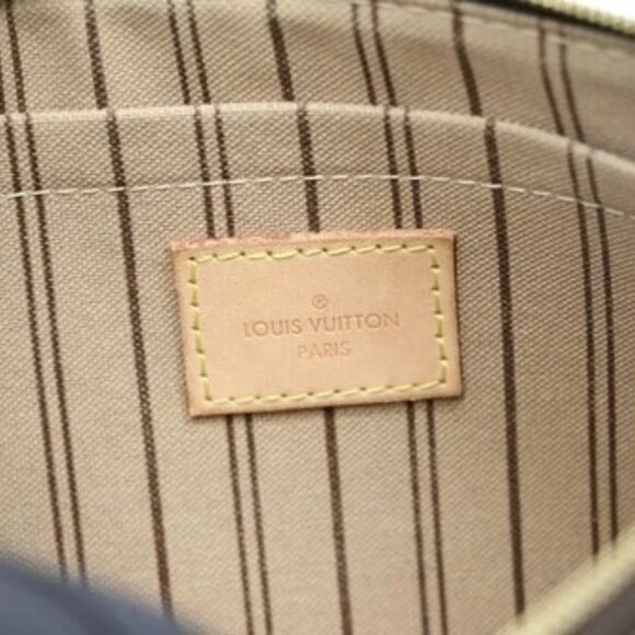 Louis Vuitton Neverfull Monogram Canvas Pochette Wristlet SD0119 - Brown *READ* - Picture 12 of 16